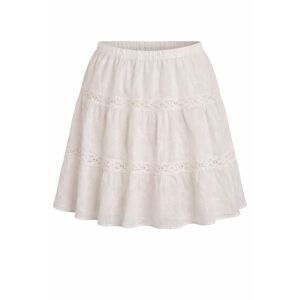 Wearever Girl White Lace Tiered Skirt Size 10 Boho Cottagecore Cotton